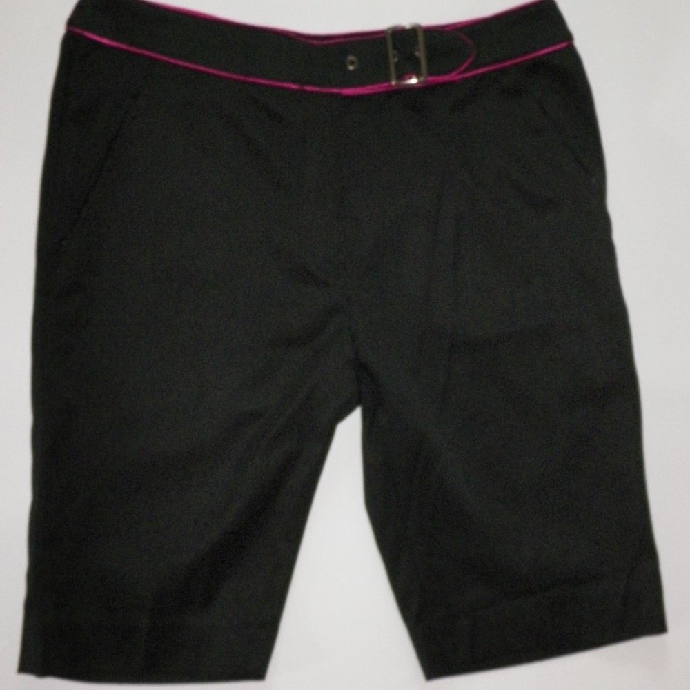 Tail Black Bermuda Golf Shorts